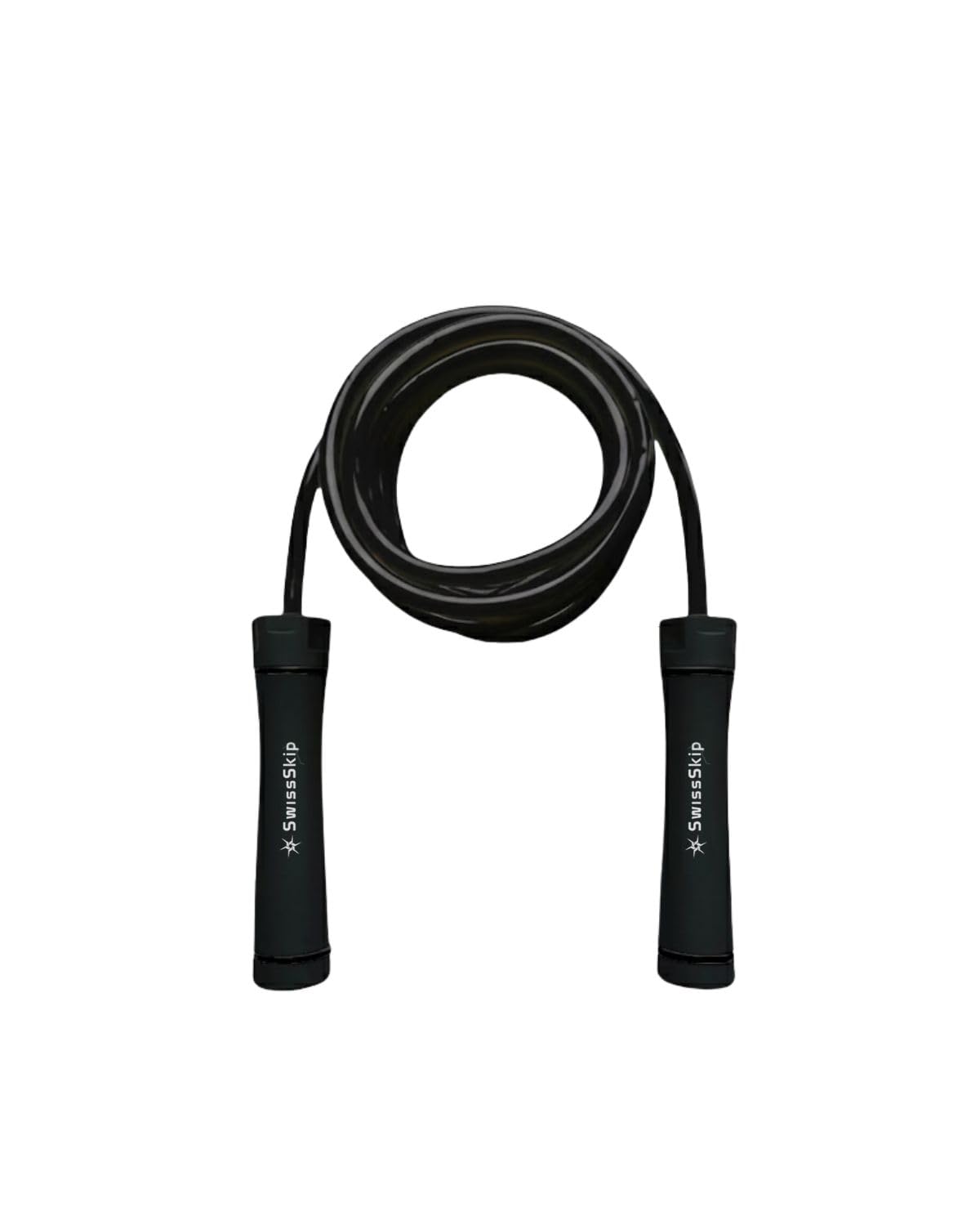 Heavy Jump Rope by Dayan Kolev; 1lbs Weighted Skipping Rope for Beginners and Professional Athletes; Black