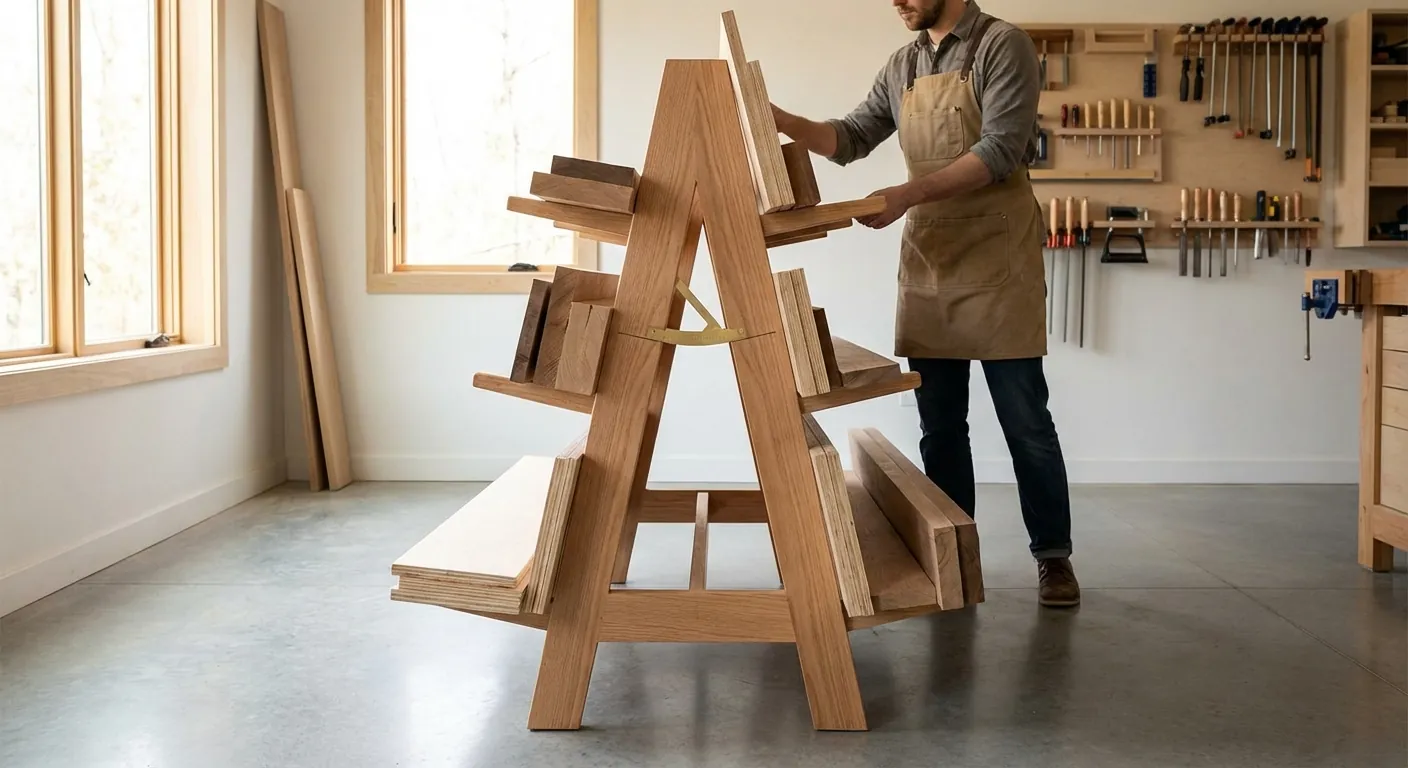 A diagram showing the 10-degree angle of an A-frame cart spine